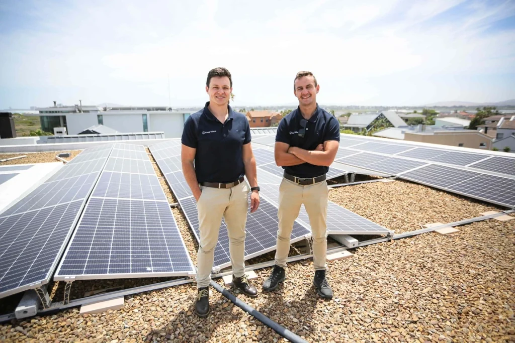 Commercial Rooftop solar installers Wian & Christopher photo