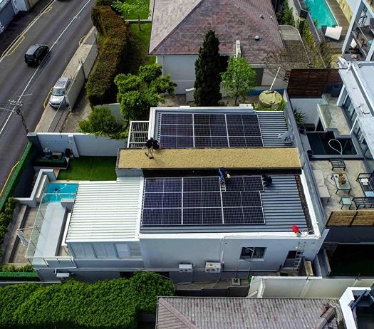 Residential Rooftop Solar Installation photo
