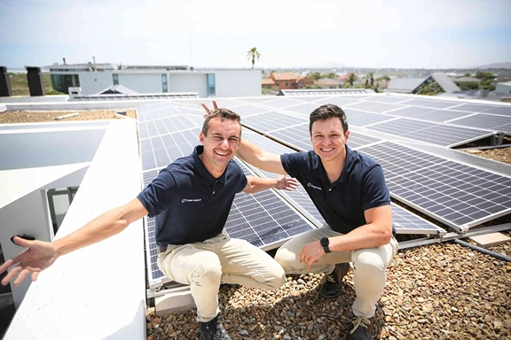 Photo of Wian & Christopher on Commercial Rooftop Solar